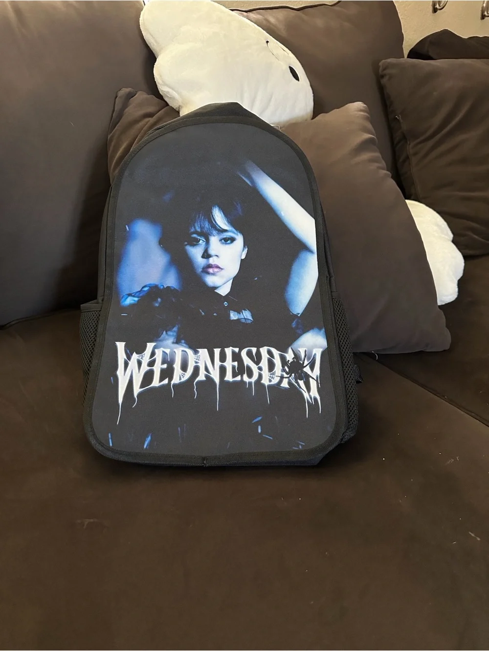 Disney Wednesday Blue & Black Backpack Panel Set